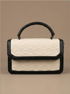 Canvas Box Flap Bag
