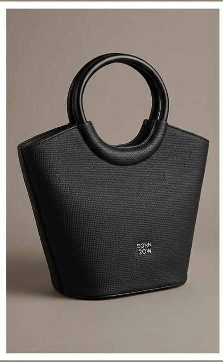 Modern Ring Handle Tote