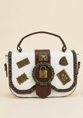 Vintage Charm Box Bag - White