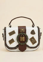Vintage Charm Box Bag - White