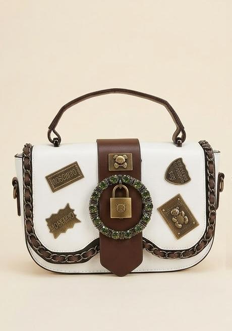 Vintage Charm Box Bag - White