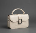 Off-White Embossed Box Bag