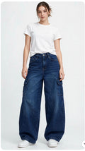 Girls Teen Age Wide Leg Denim