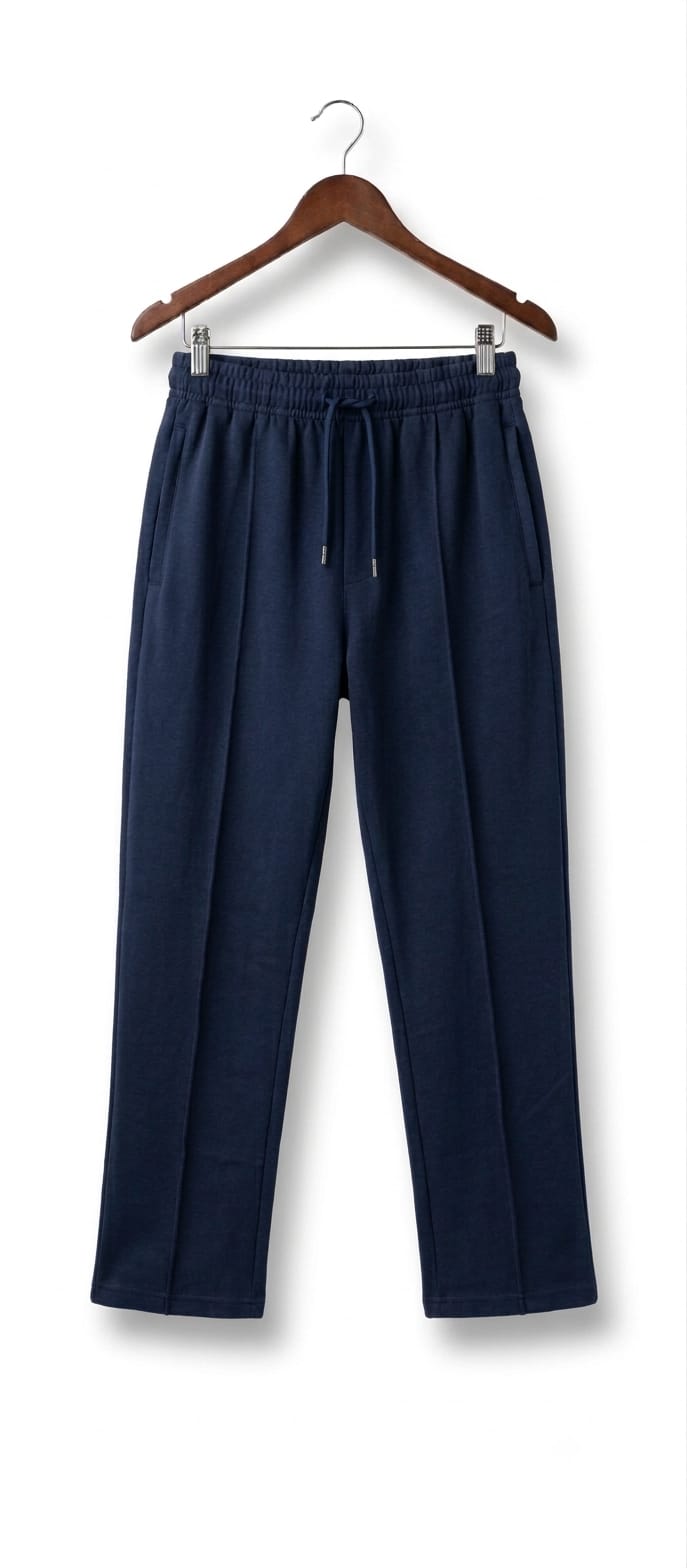 Mens Pique Trouser Navy