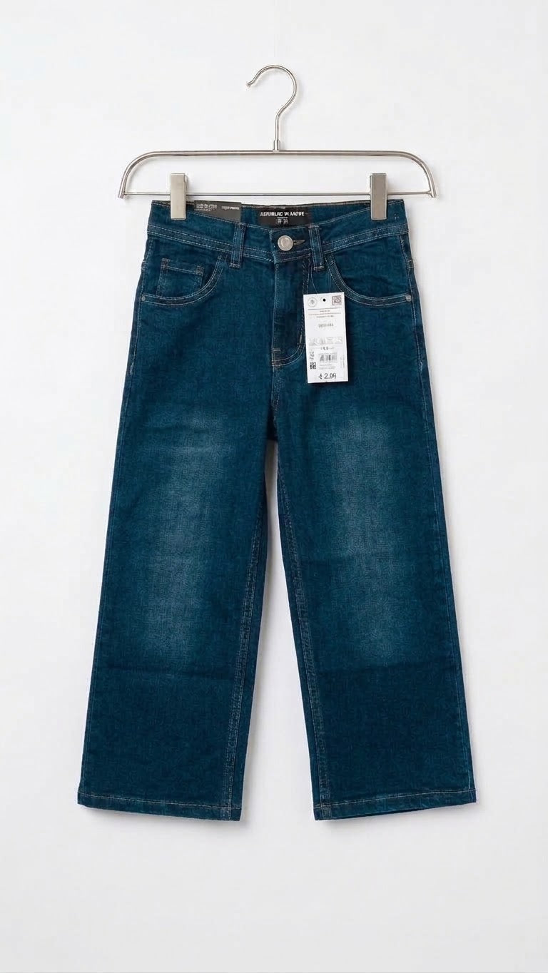 Boys Denim Pant Teal Blue