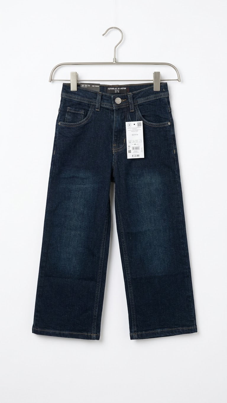 Boys Denim Pant Dark Navy