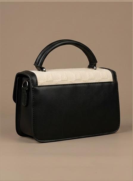 Canvas Box Flap Bag