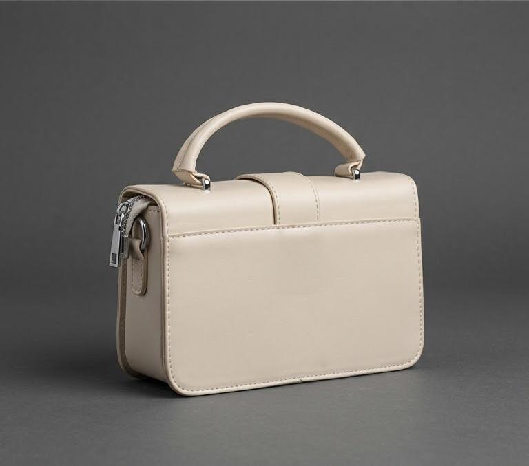 Off-White Embossed Box Bag
